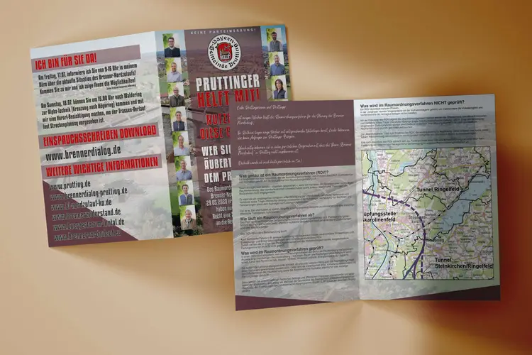 Gemeinde Prutting Falzflyer